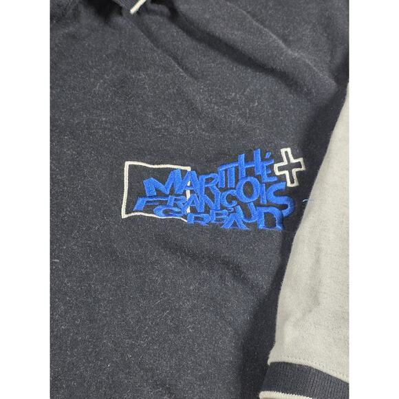 Marithe Francois Girbaud Blue Heavyweight Polo Shirt Mens Size 2XL XXL - Picture 2 of 5